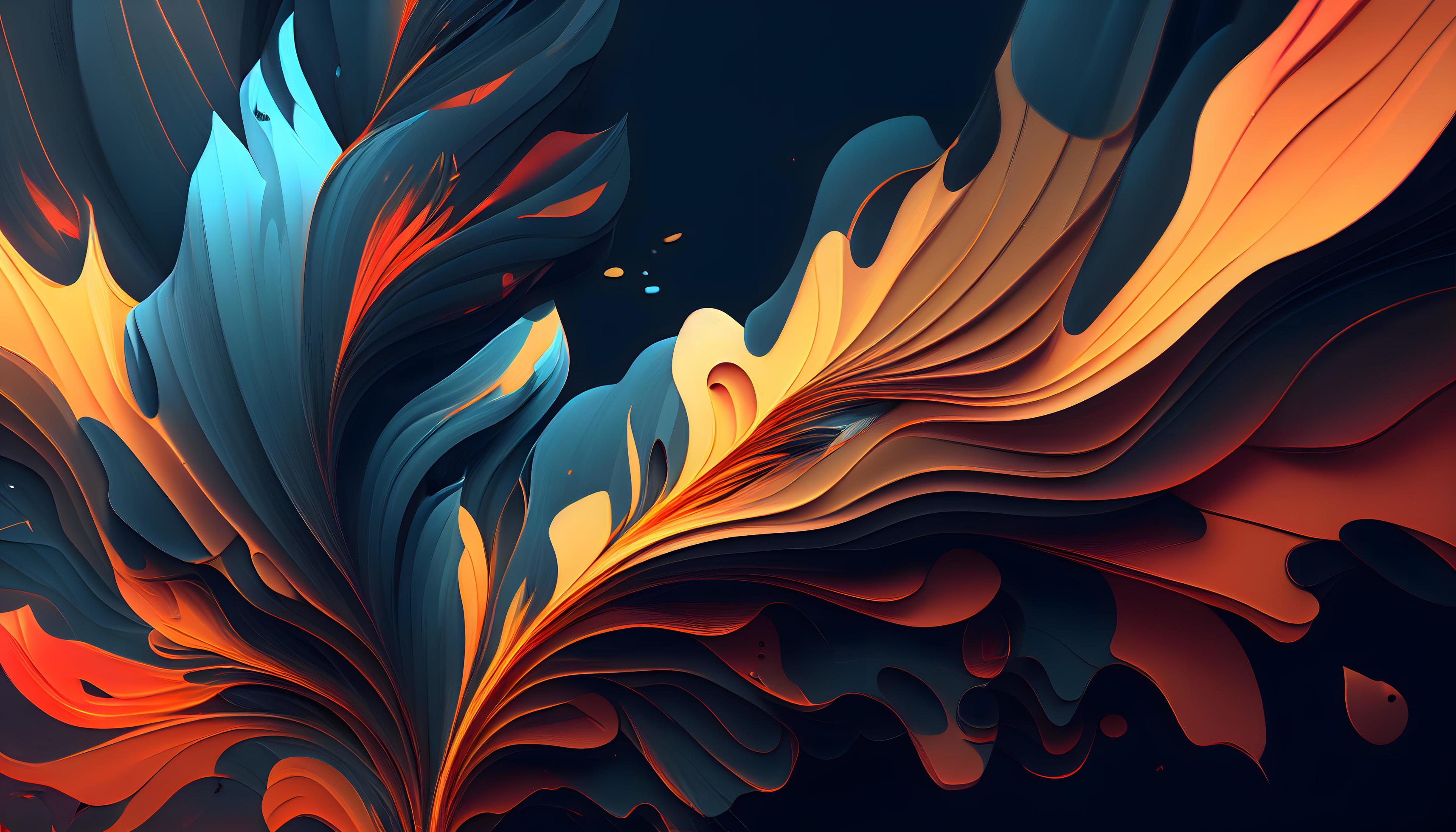Colorful abstract wallpaper modern background, ai generated 21171659 ...