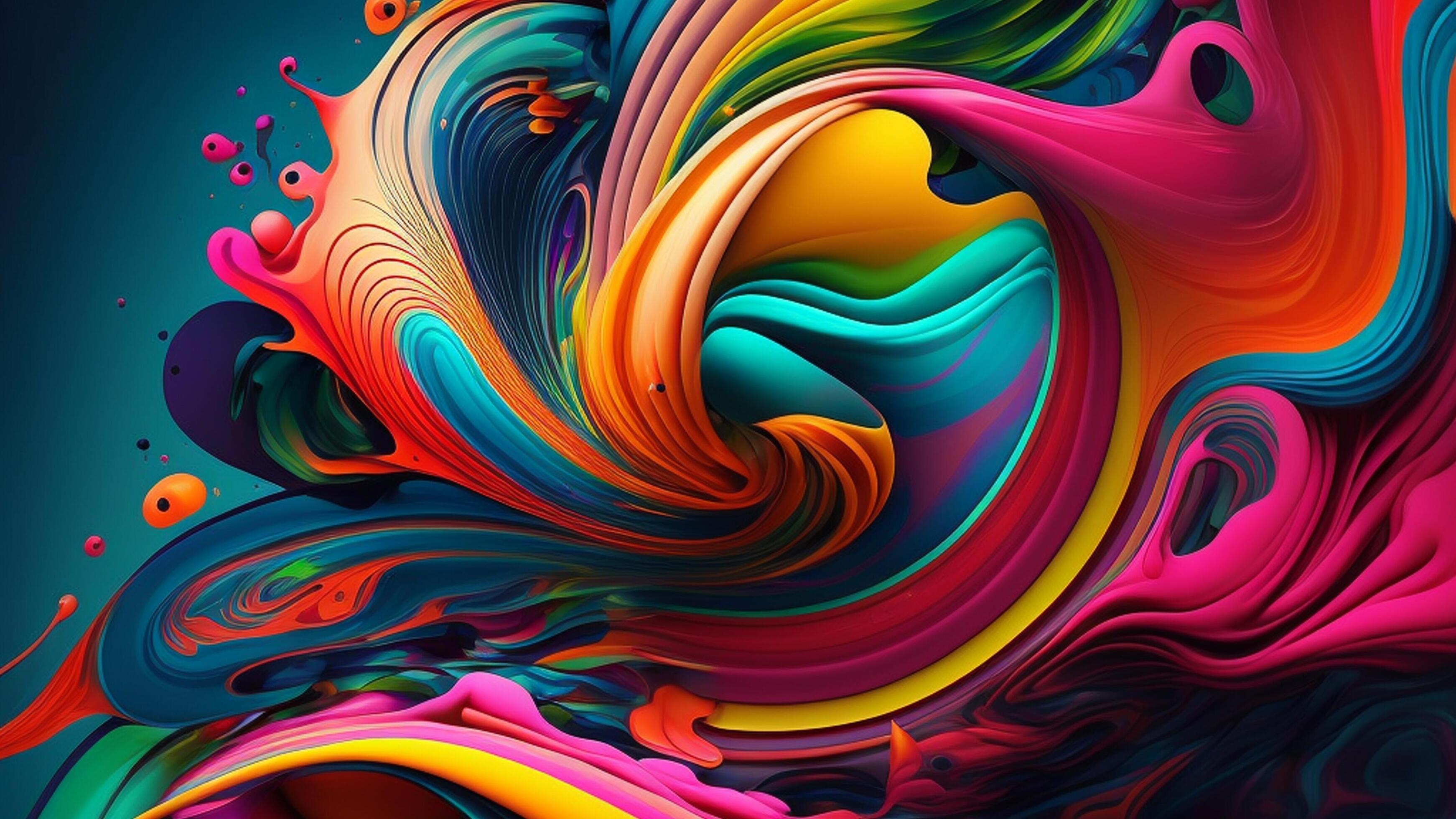 3D Texture Colorful Abstract Background for Desktop Wallpaper Image ...
