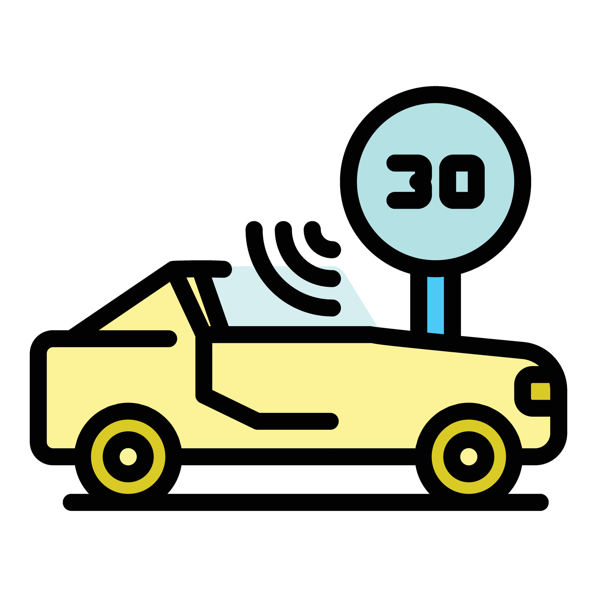 Smart car icon vector flat 25505908 Vector Art at Vecteezy