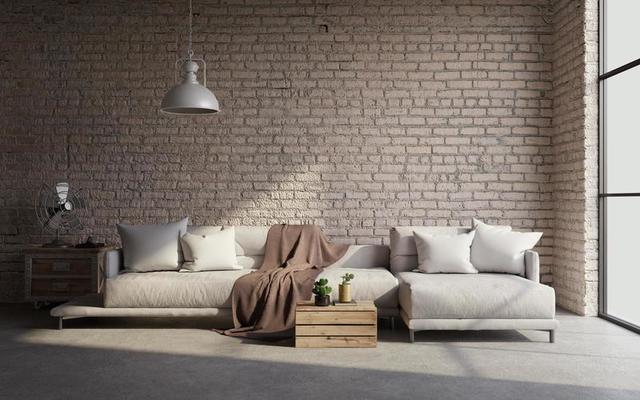 Brick Living Room Stock Photos, Images and Backgrounds for Free Download