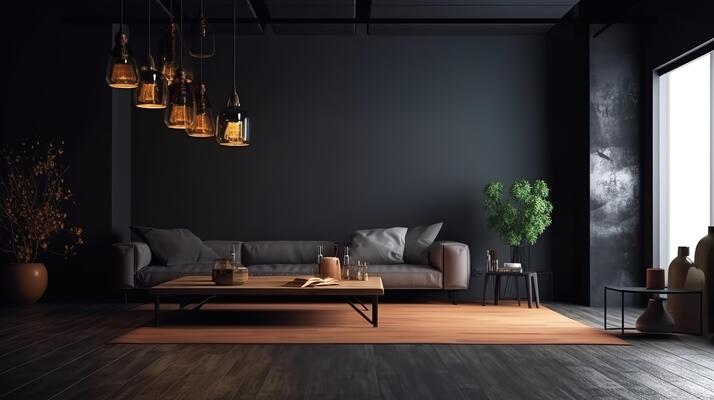 Dark Living Room Stock Photos, Images and Backgrounds for Free Download