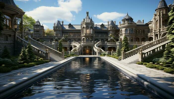 Luxury Mansion Stock Photos, Images and Backgrounds for Free Download