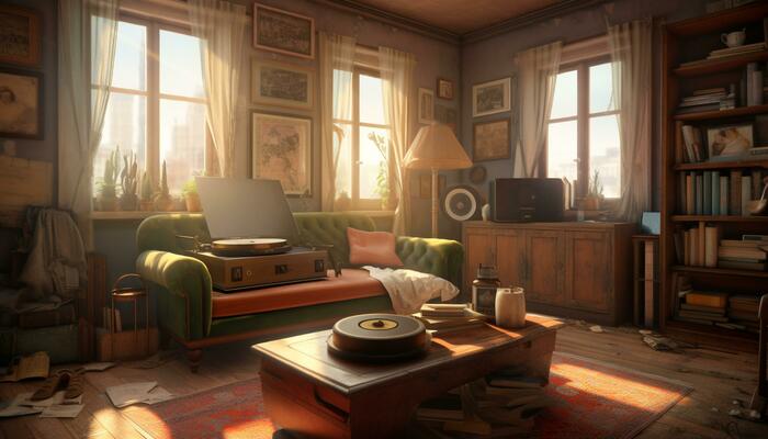 Living Room Vintage Stock Photos, Images and Backgrounds for Free Download