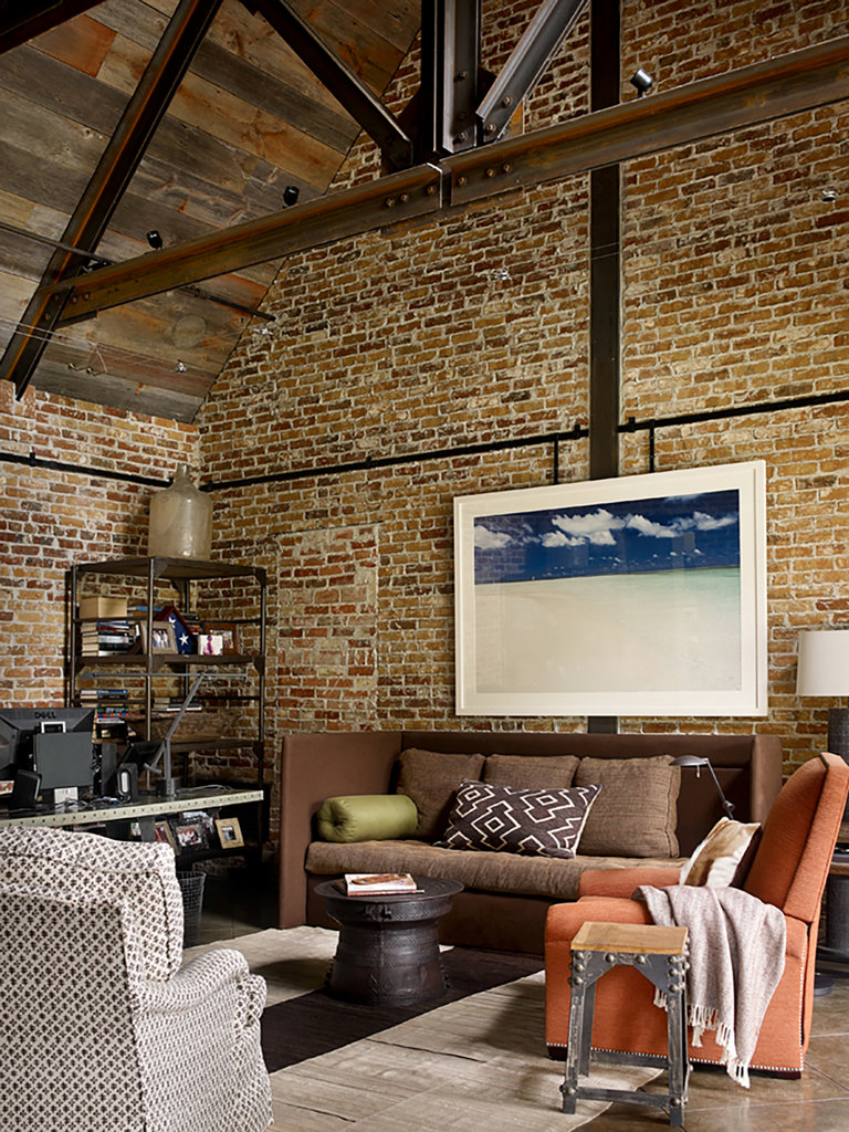 Brick Wall Living Room Ideas | Baci Living Room