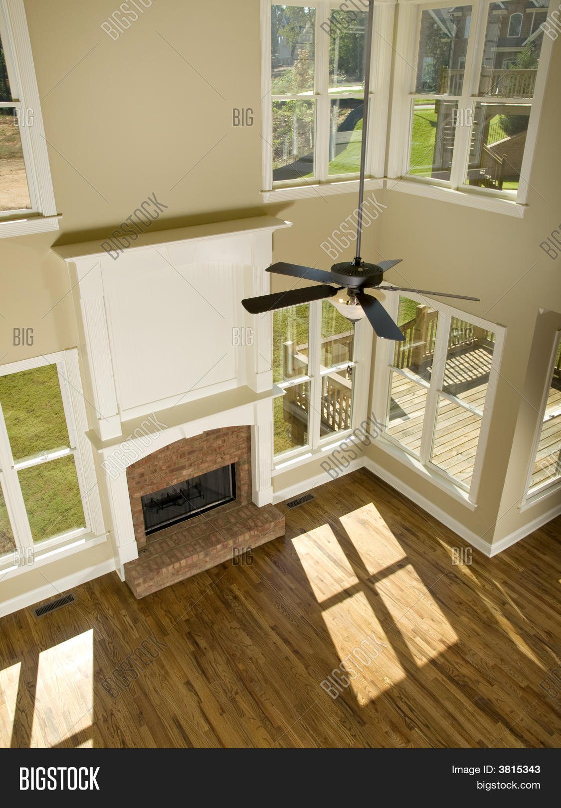 Two Story Living Room Image & Photo (Free Trial) | Bigstock