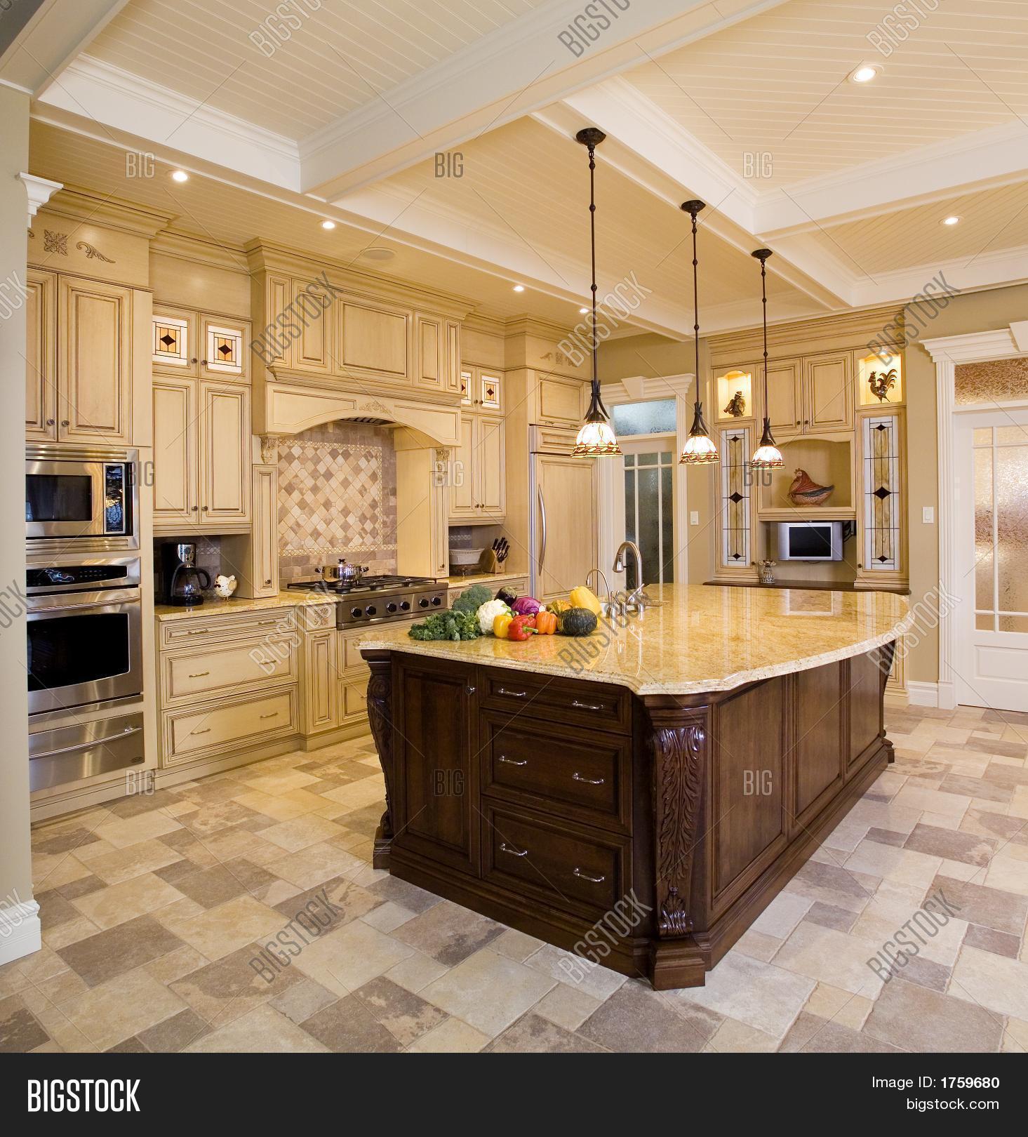Beige Kitchen Large Image & Photo (Free Trial) | Bigstock
