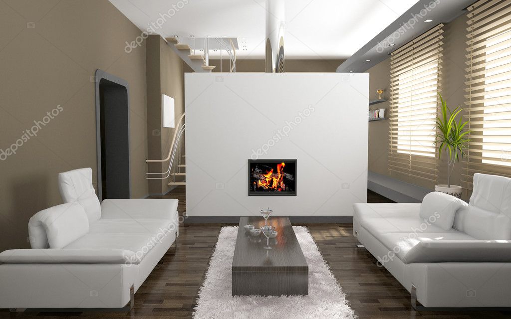 Living room interior — Stock Photo © vicnt2815 #2565451