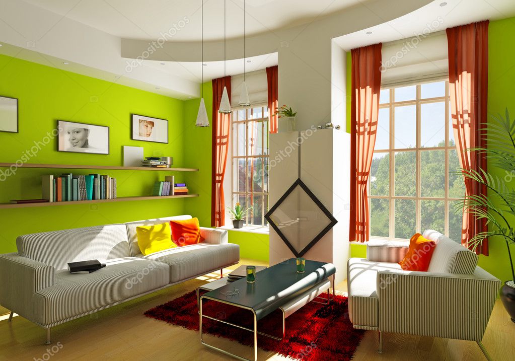 Living room Stock Photo by ©vicnt2815 2642207