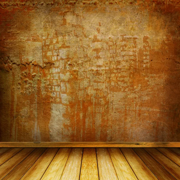 Old room with worn wallpaper — Stock Photo © Loraliu #2320162