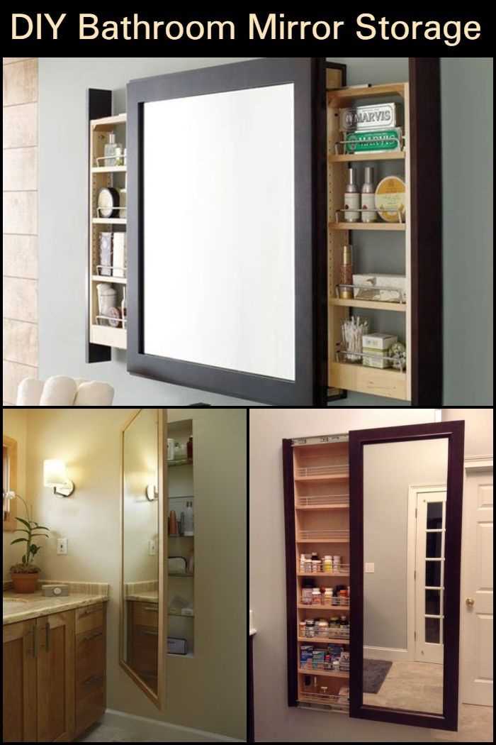Maximize Space With A Bathroom Mirror With Storage | YourWebsiteName ...