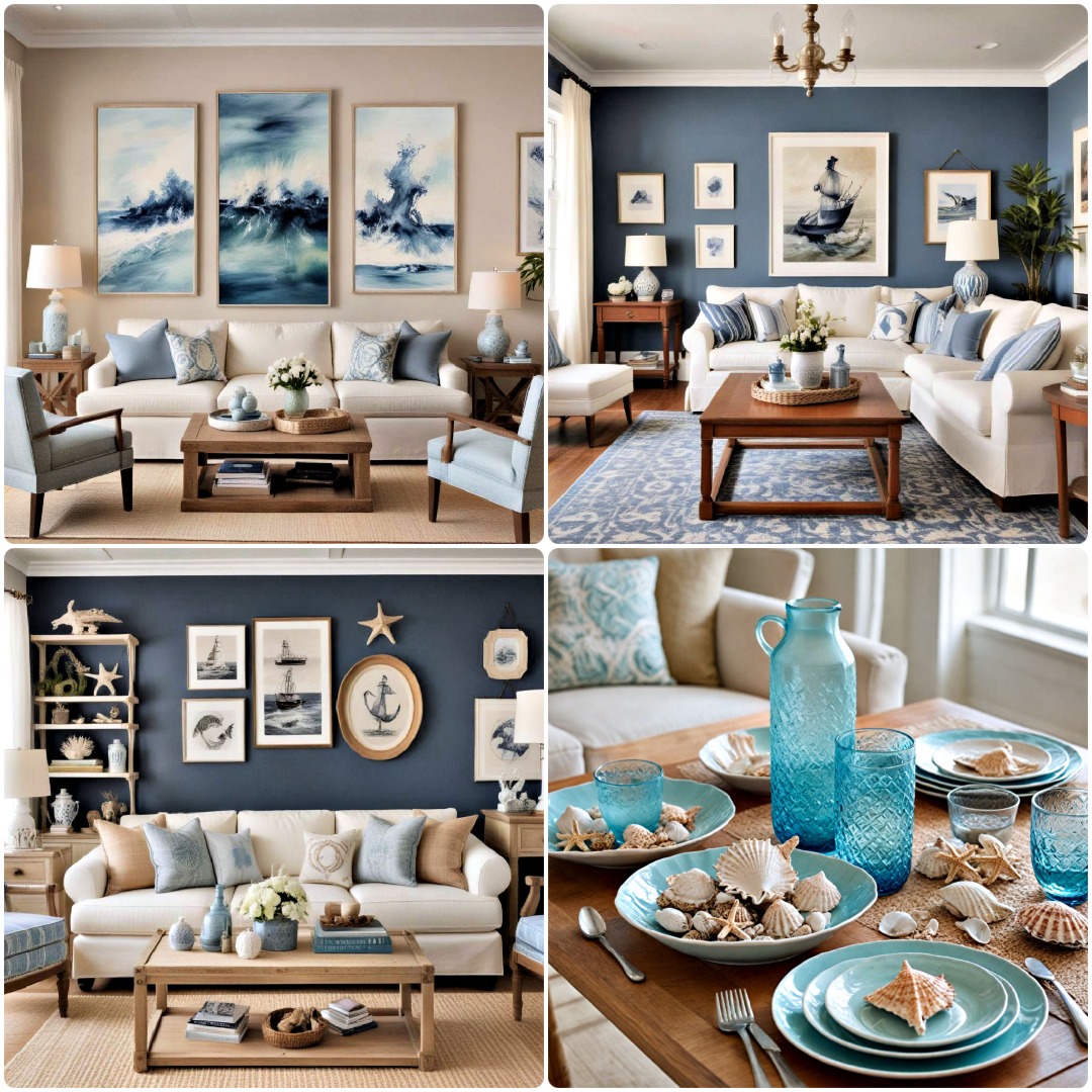 40 Coastal Living Room Ideas for A Nautical Charm