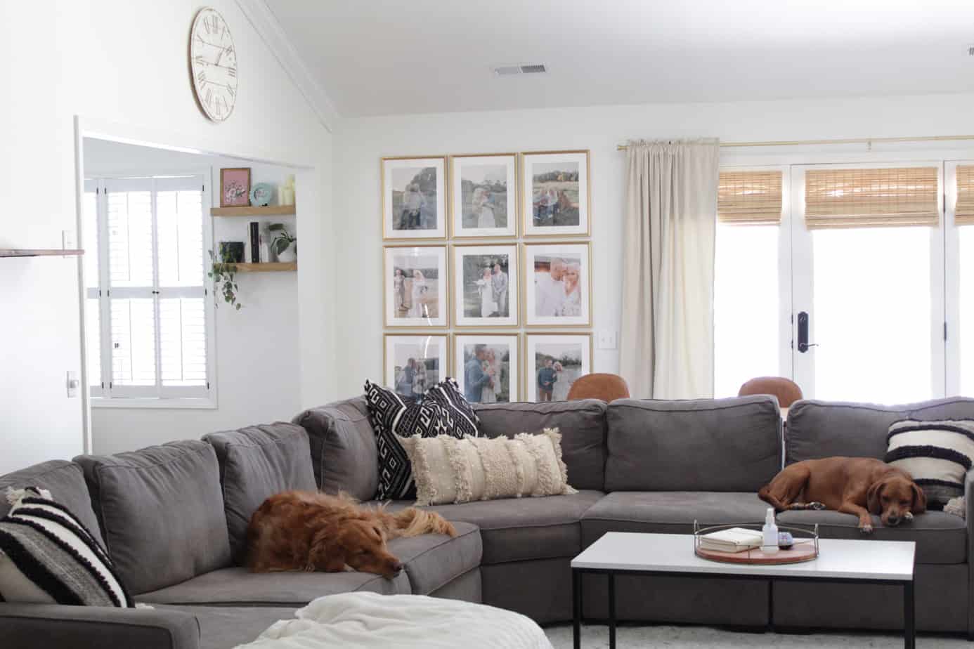 Living Room Gallery Wall - The Homeblondy