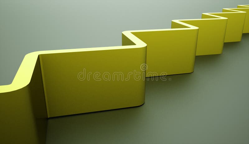 Abstract Architecture Background Structure Rendered Stock Illustration ...