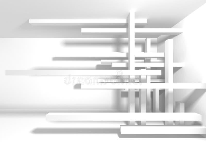 Abstract Architecture Modern Design Background Stock Illustration ...