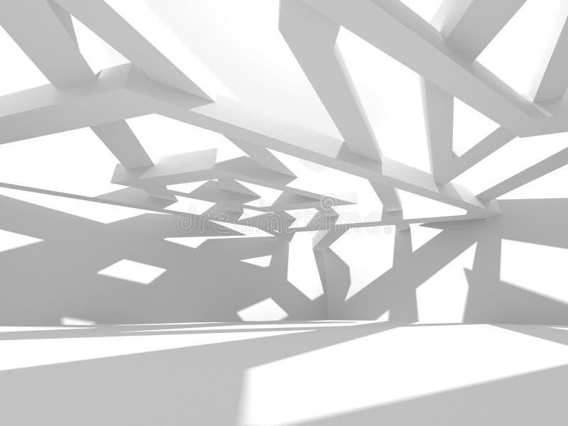 Abstract Architecture Modern Design Background Stock Illustration ...
