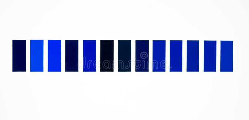 Blue color palette samples stock image. Image of samples - 231400511