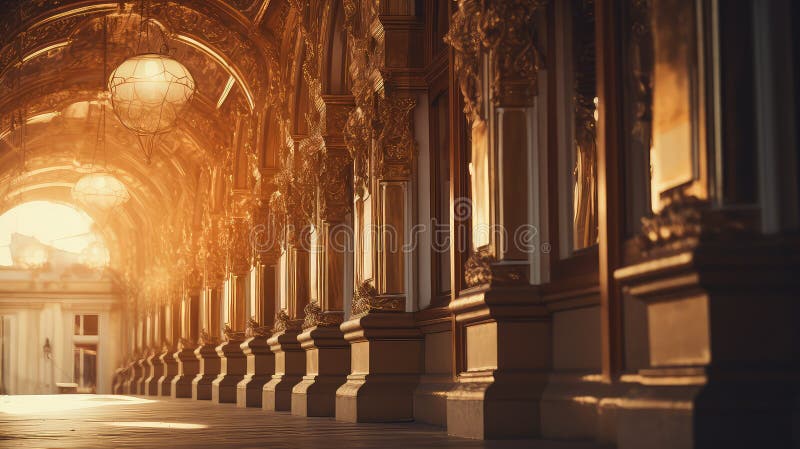 Design Light Architecture Background Stock Illustration - Illustration ...