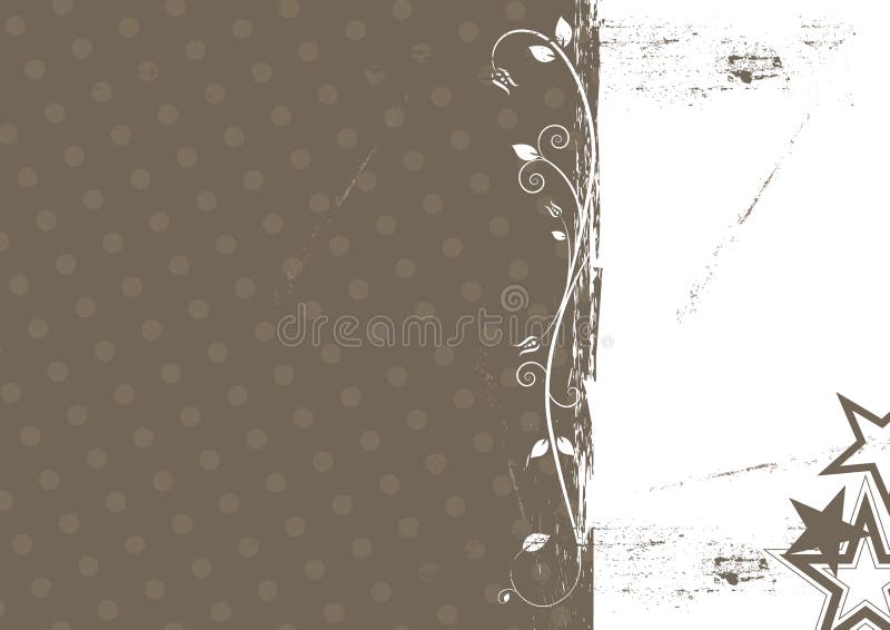 Grunge Abstract Background Design Stock Vector - Illustration of floral ...