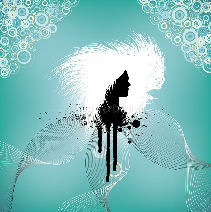 Grunge Modern Tree Design Element Stock Vector - Illustration of ...
