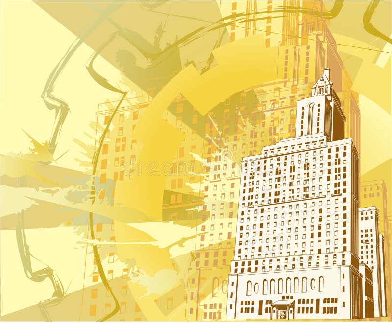 Grunge city design stock vector. Illustration of space - 9135433