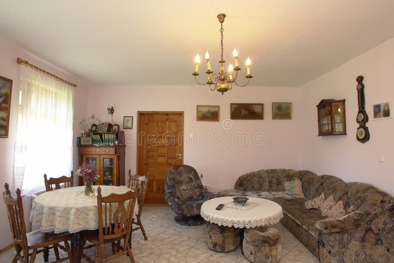 Old style living room stock photo. Image of bookstand - 3500564