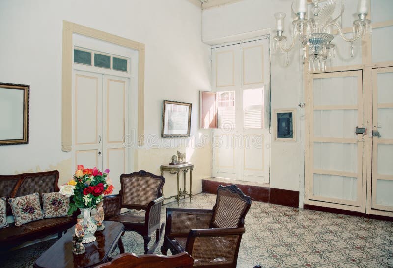Old style living room stock photo. Image of bookstand - 3500564