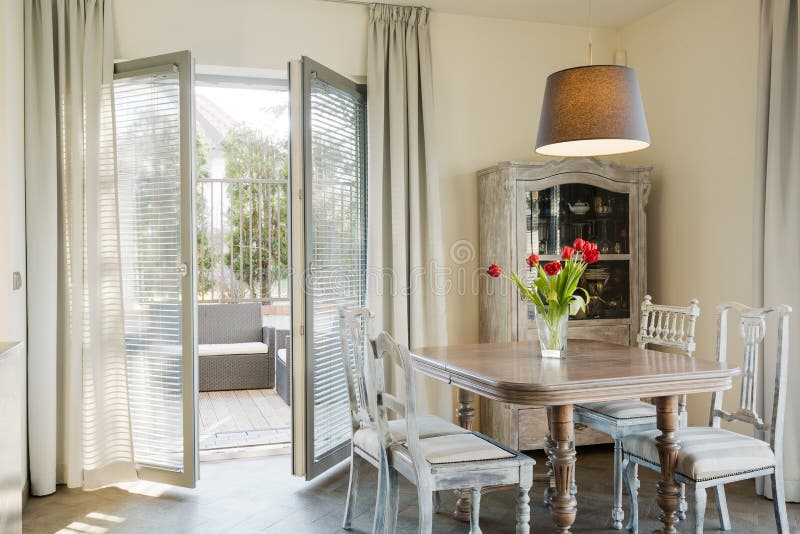 Vintage style living room stock photo. Image of dining - 58084828