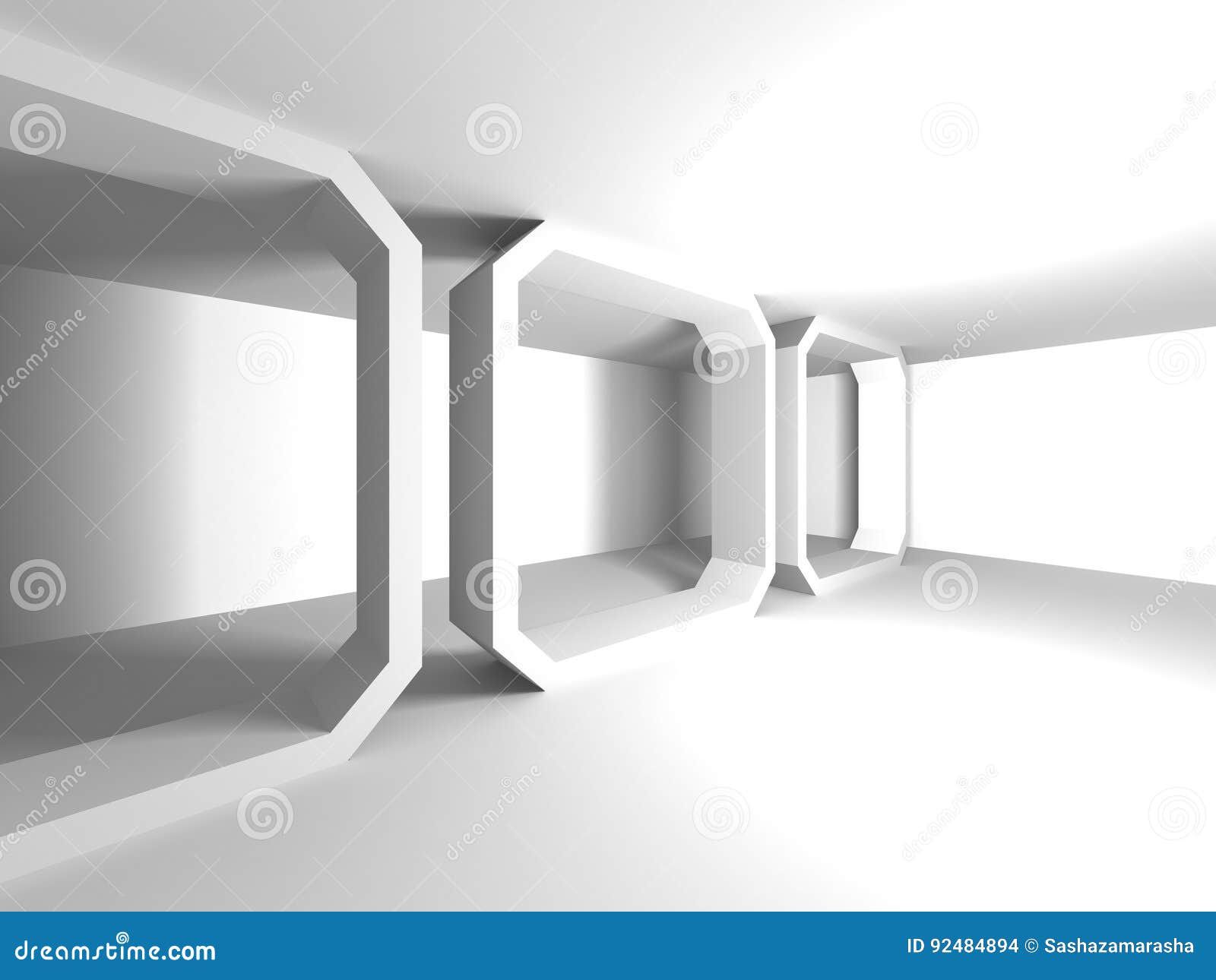 Abstract Architecture Modern Design Background Stock Illustration ...