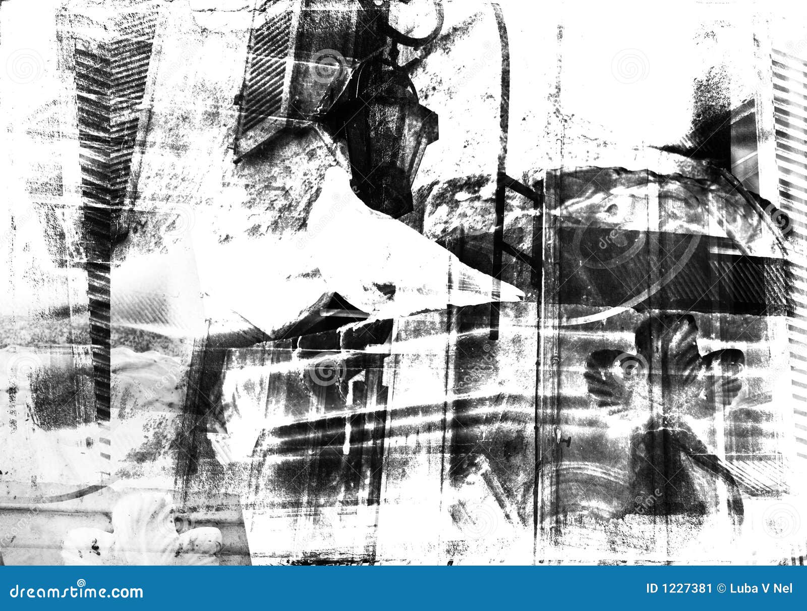 Grunge Architecture Background Stock Illustration - Illustration of ...