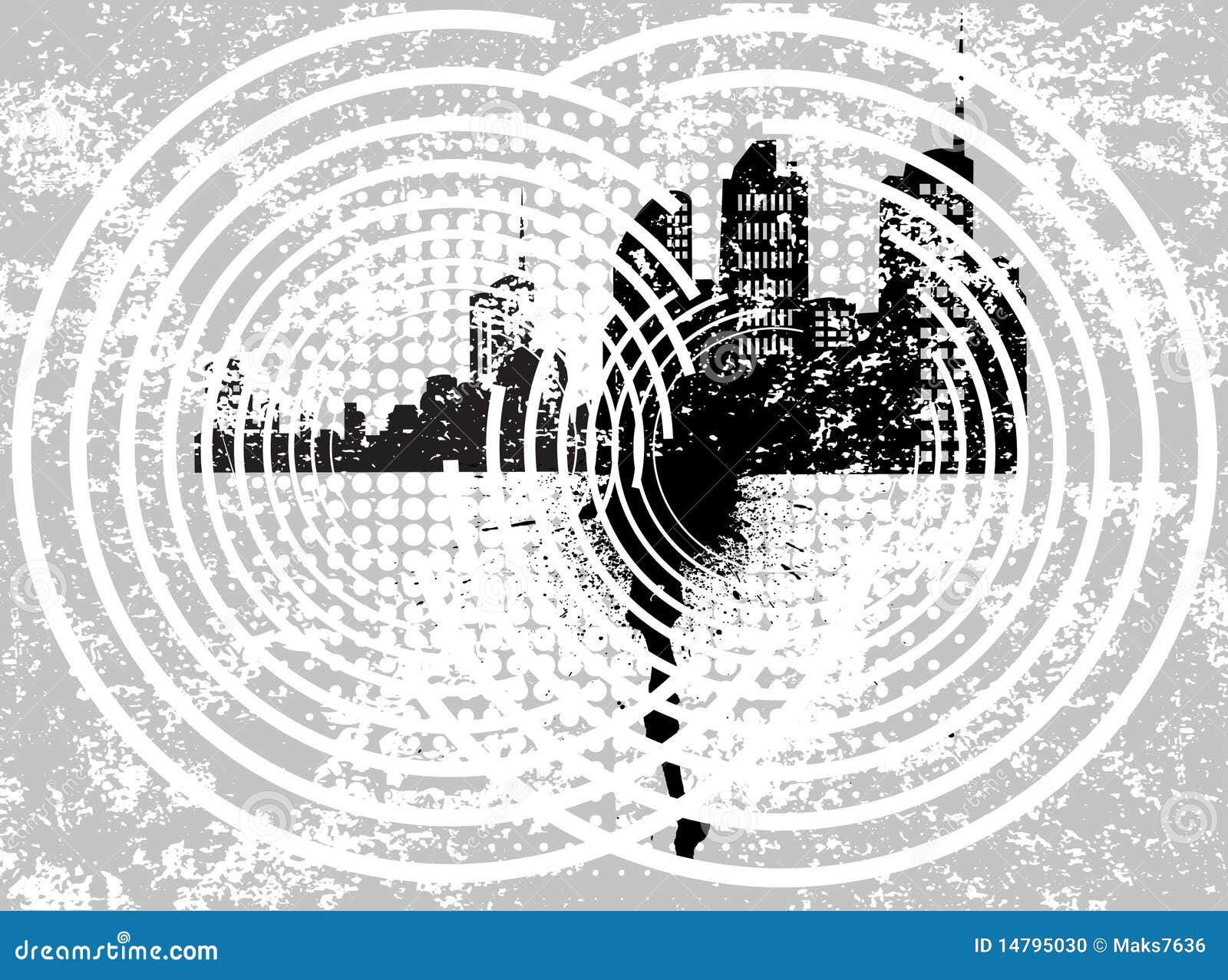 Grunge_City stock vector. Illustration of line, concept - 14795030