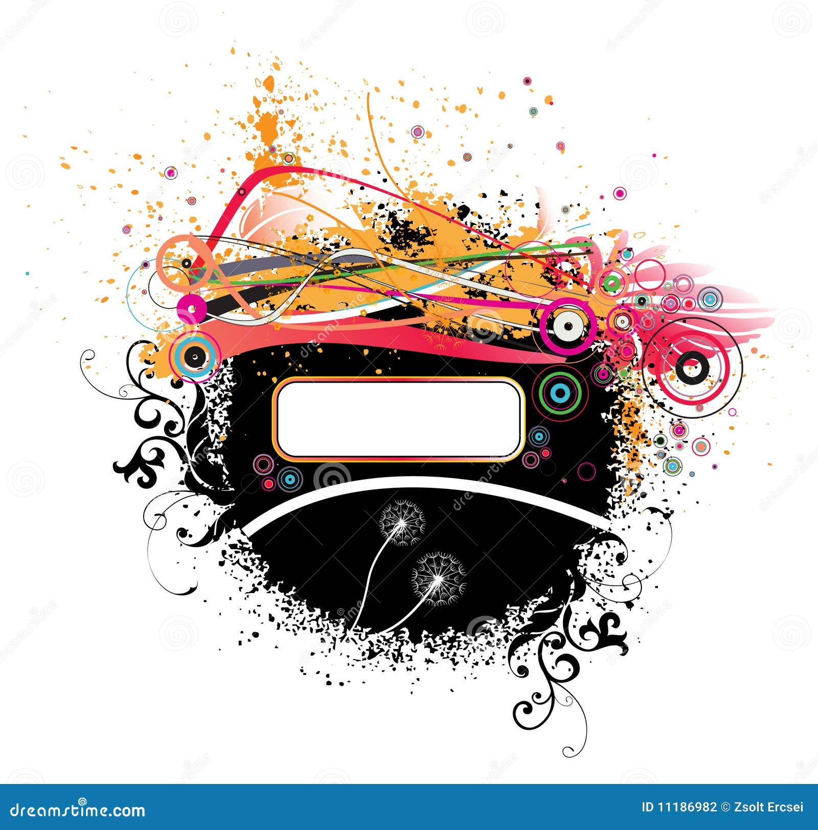 Grungy Design Template stock vector. Illustration of white - 11186982