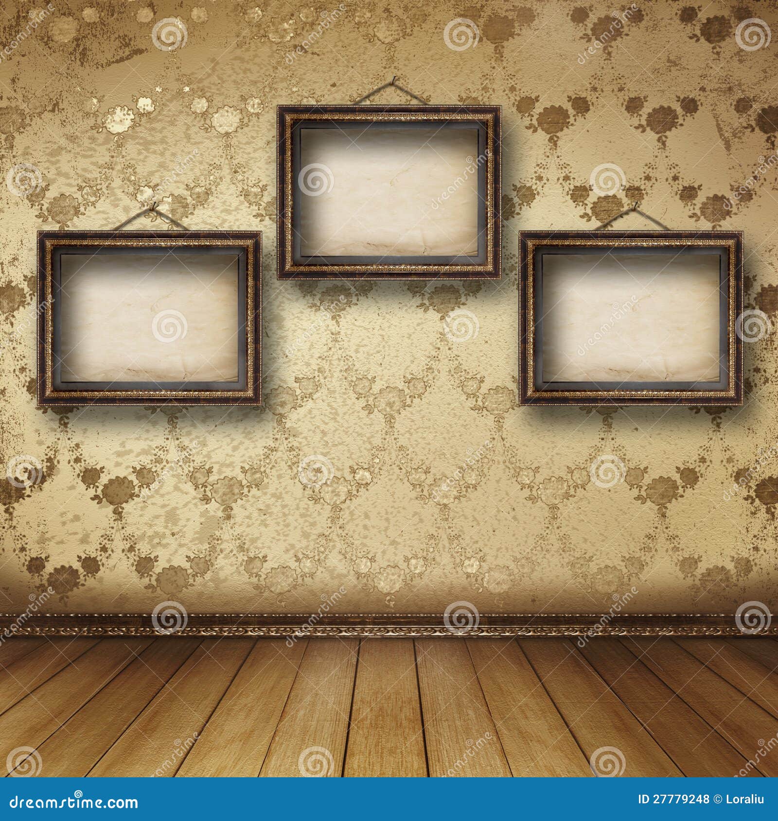 Interior of the old room stock photo. Image of retro - 27779248