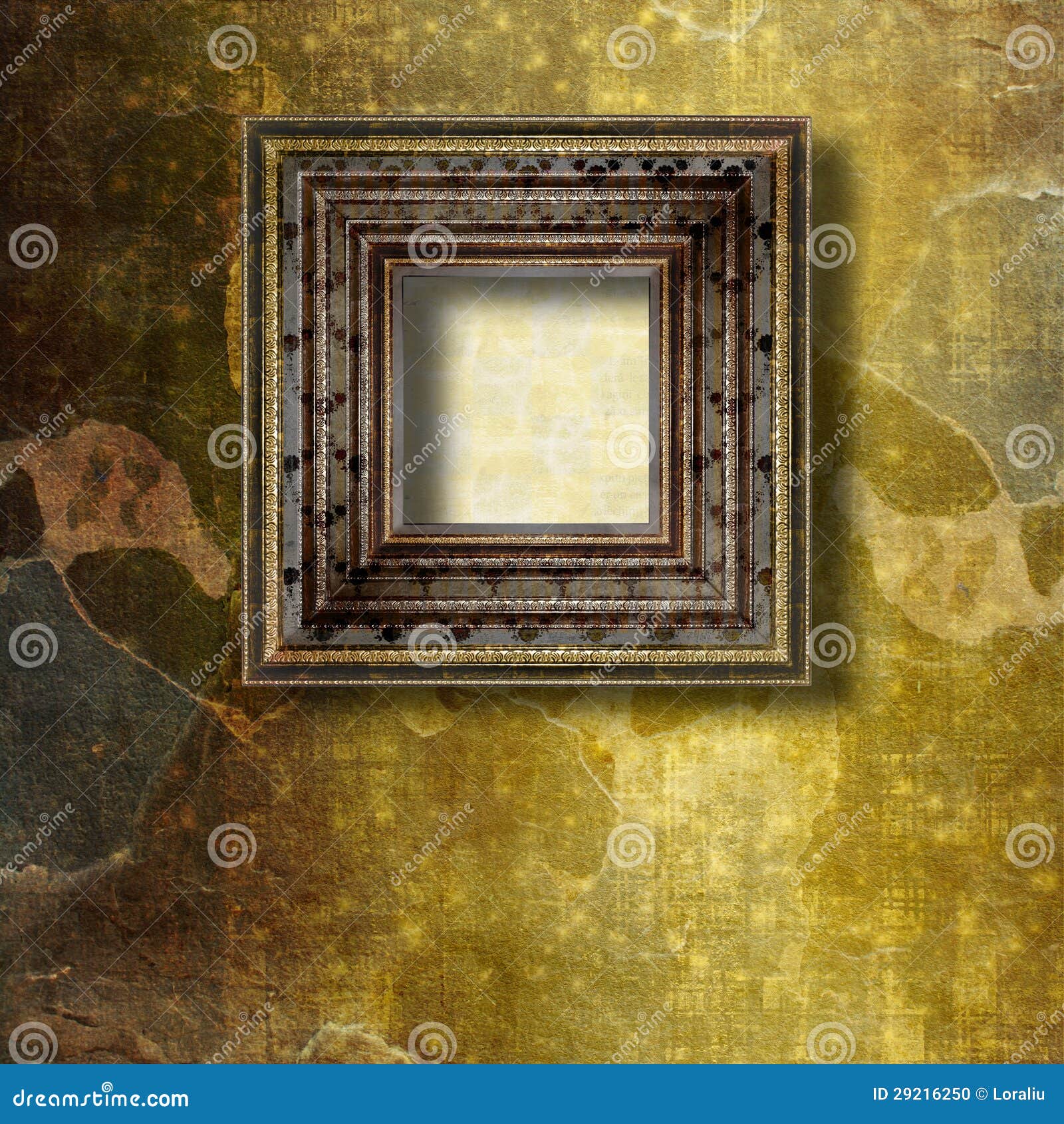Interior of the Old Room with the Former Stock Illustration ...