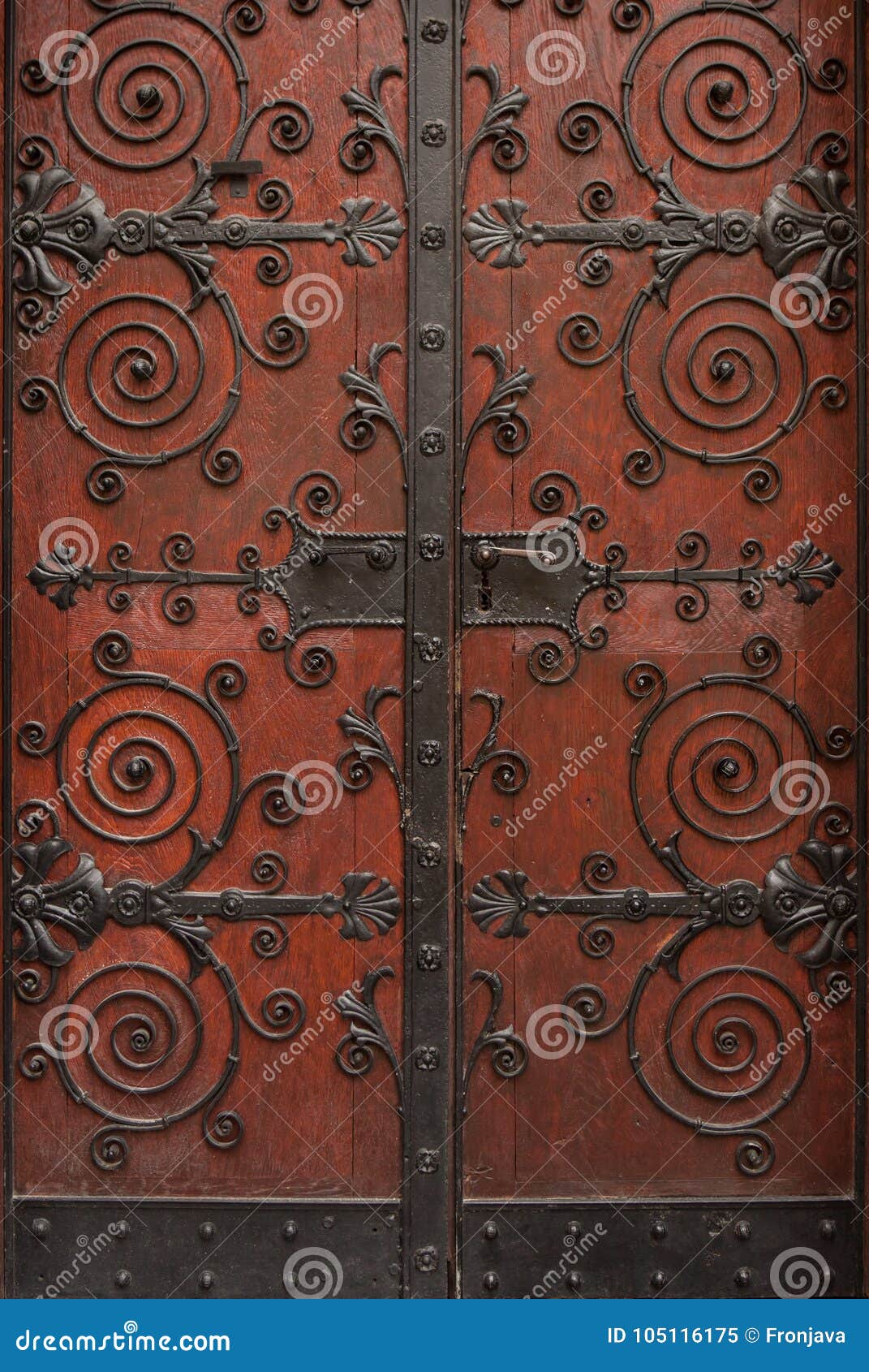 Massive ornate door stock image. Image of closed, design - 105116175