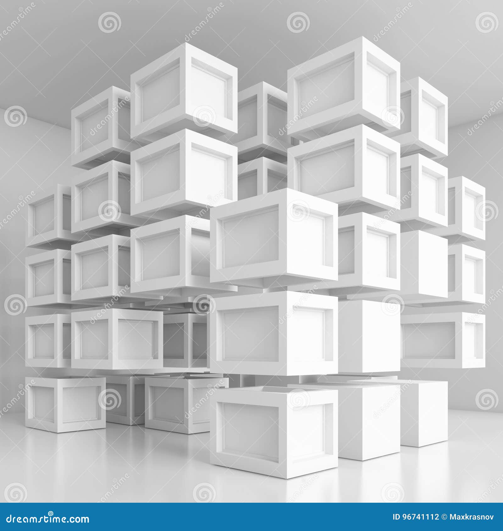 Modern Architecture Background Stock Illustration - Illustration of ...
