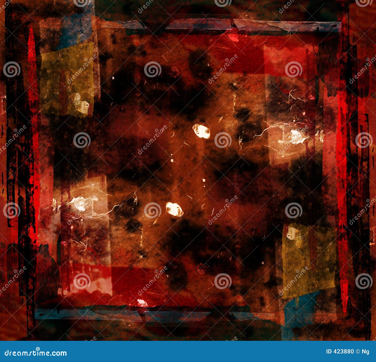 Modern art grunge artwork stock illustration. Illustration of blab - 423880