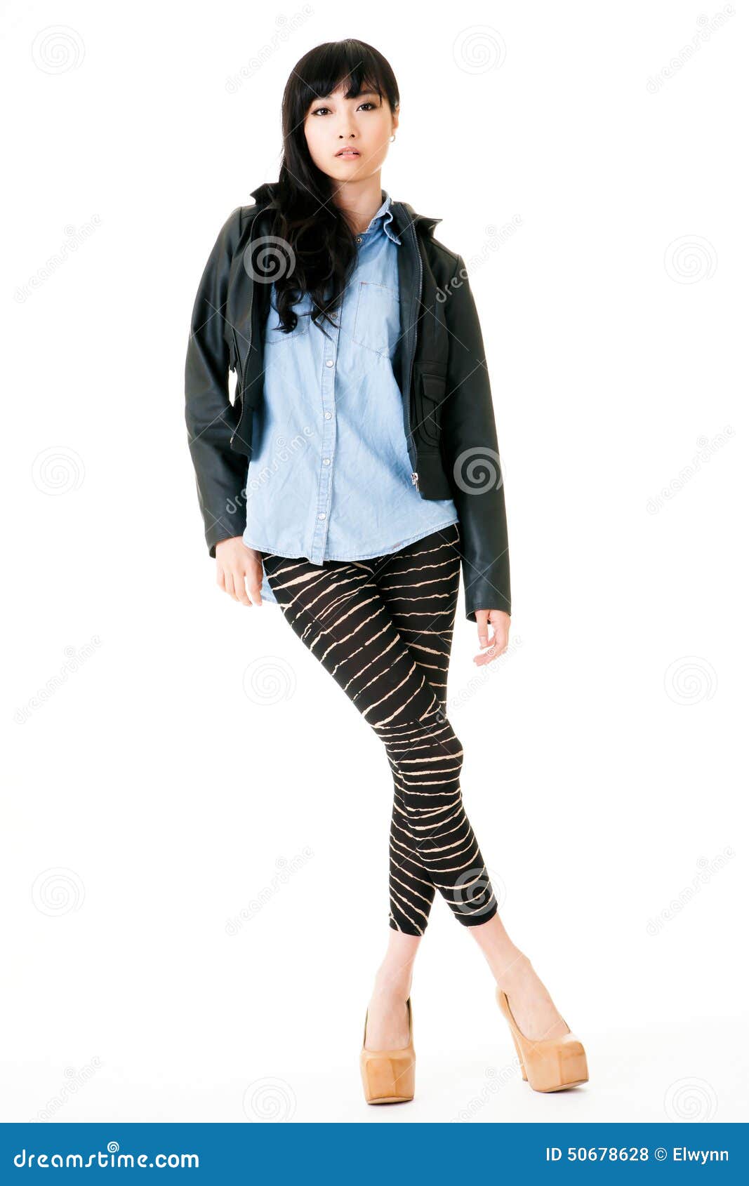 Modern Asian woman stock photo. Image of glamorous, modern - 50678628