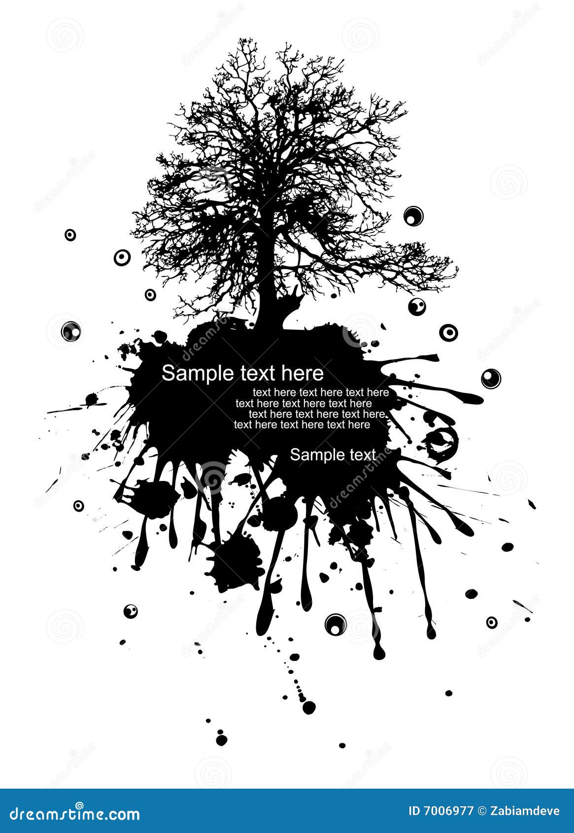 Modern grunge nature stock vector. Illustration of digital - 7006977