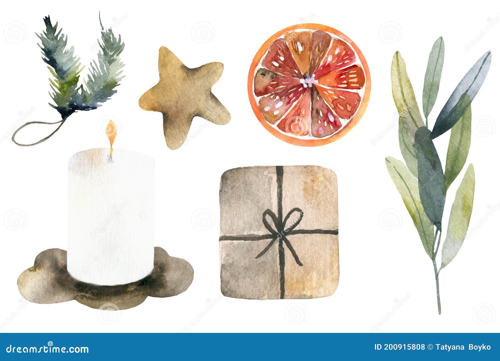 Nordic, Scandinavian Winter Elements and Hygge Concept Design, Merry ...