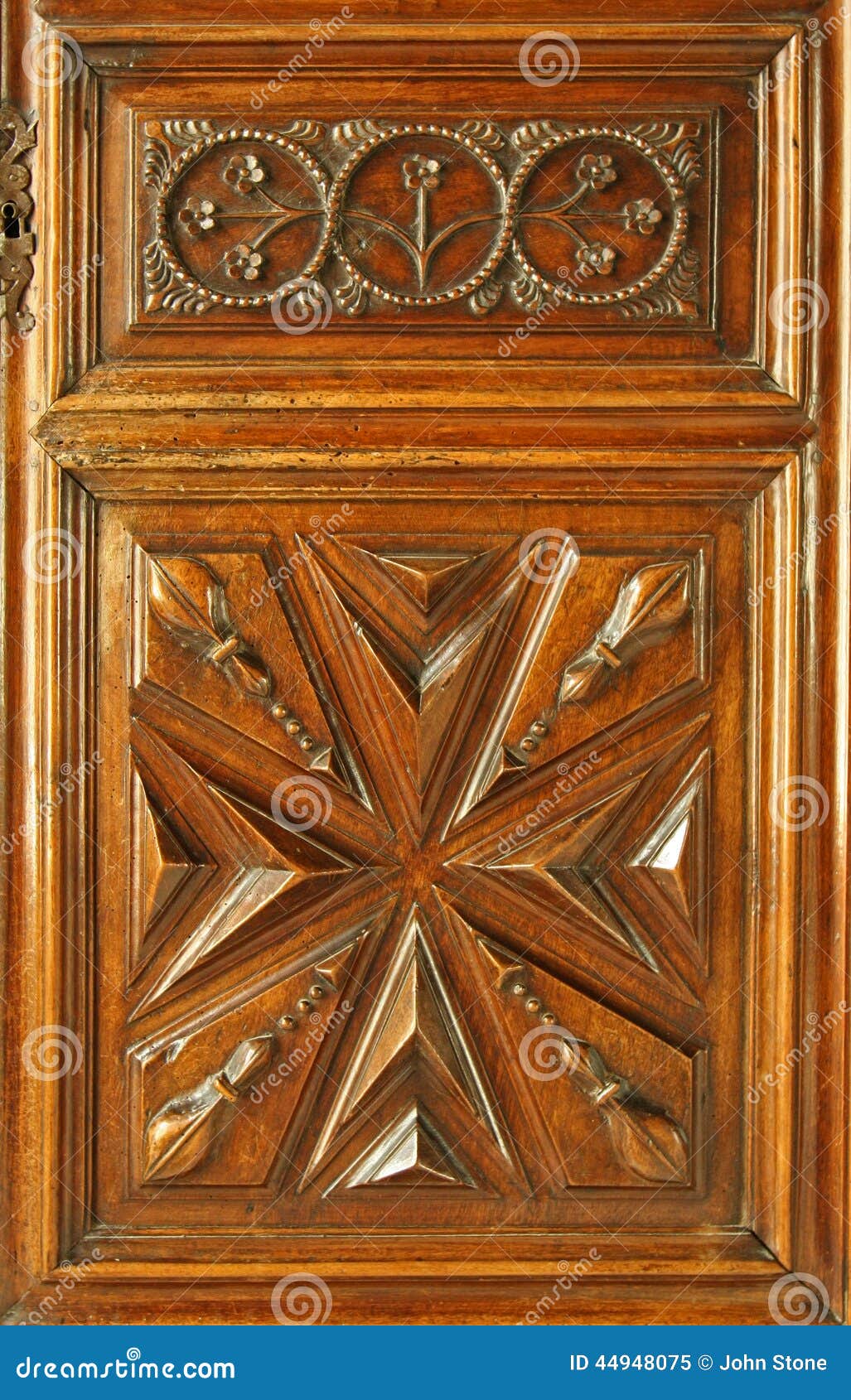 Ornate wooden door stock image. Image of detail, ornate - 44948075