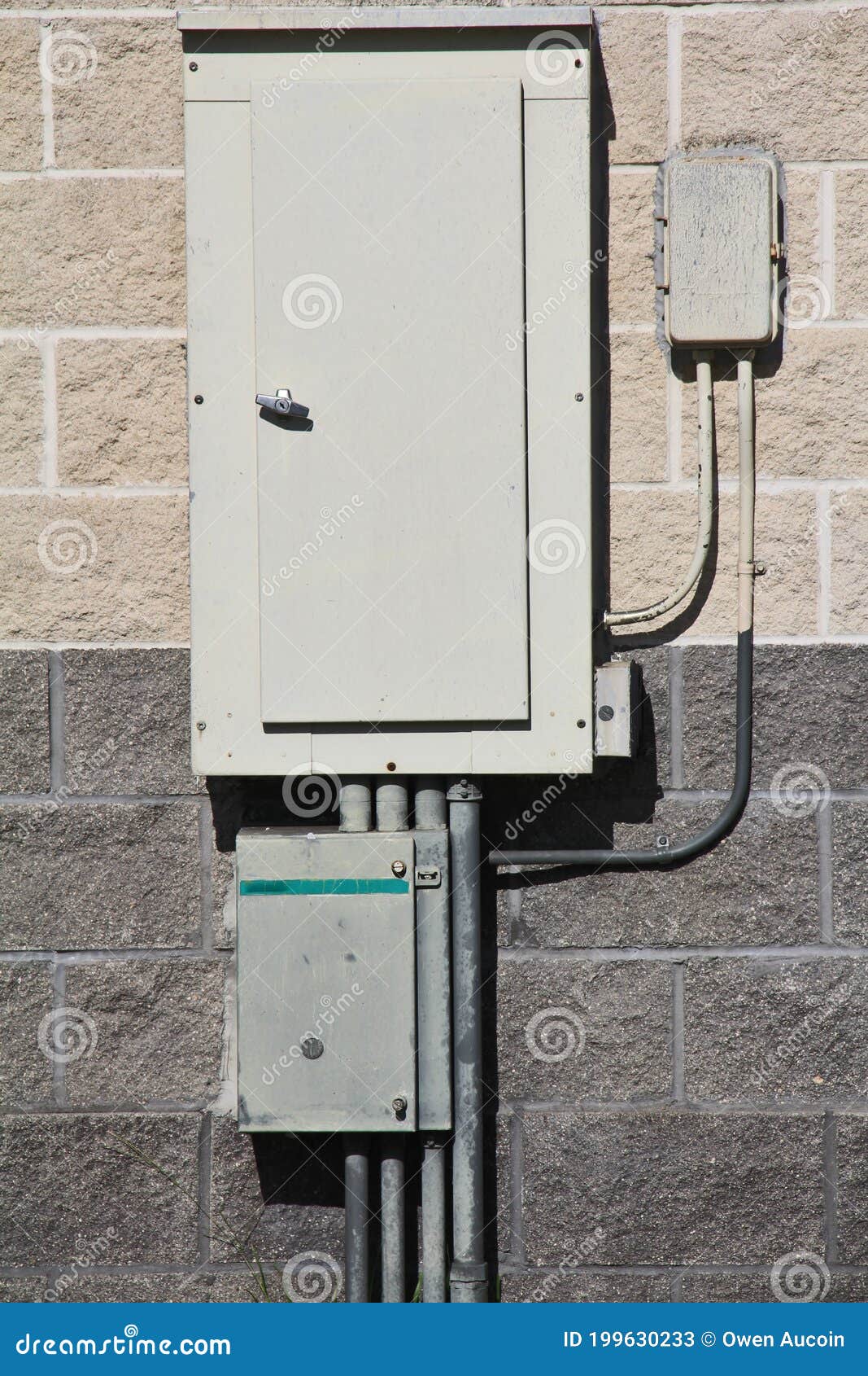 Outdoor electrical box stock image. Image of electricity - 199630233