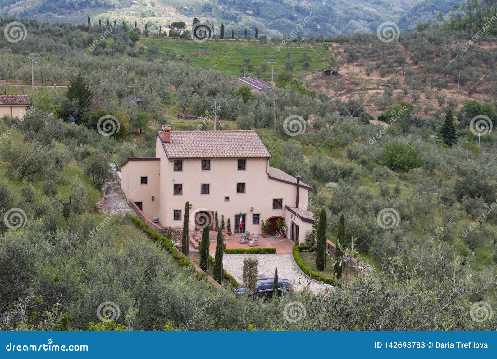 Tuscany Mansion Stock Photography | CartoonDealer.com #15888398