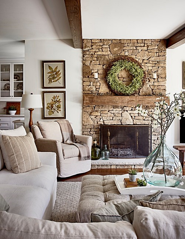 Stone Fireplace Living Room – Mriya.net