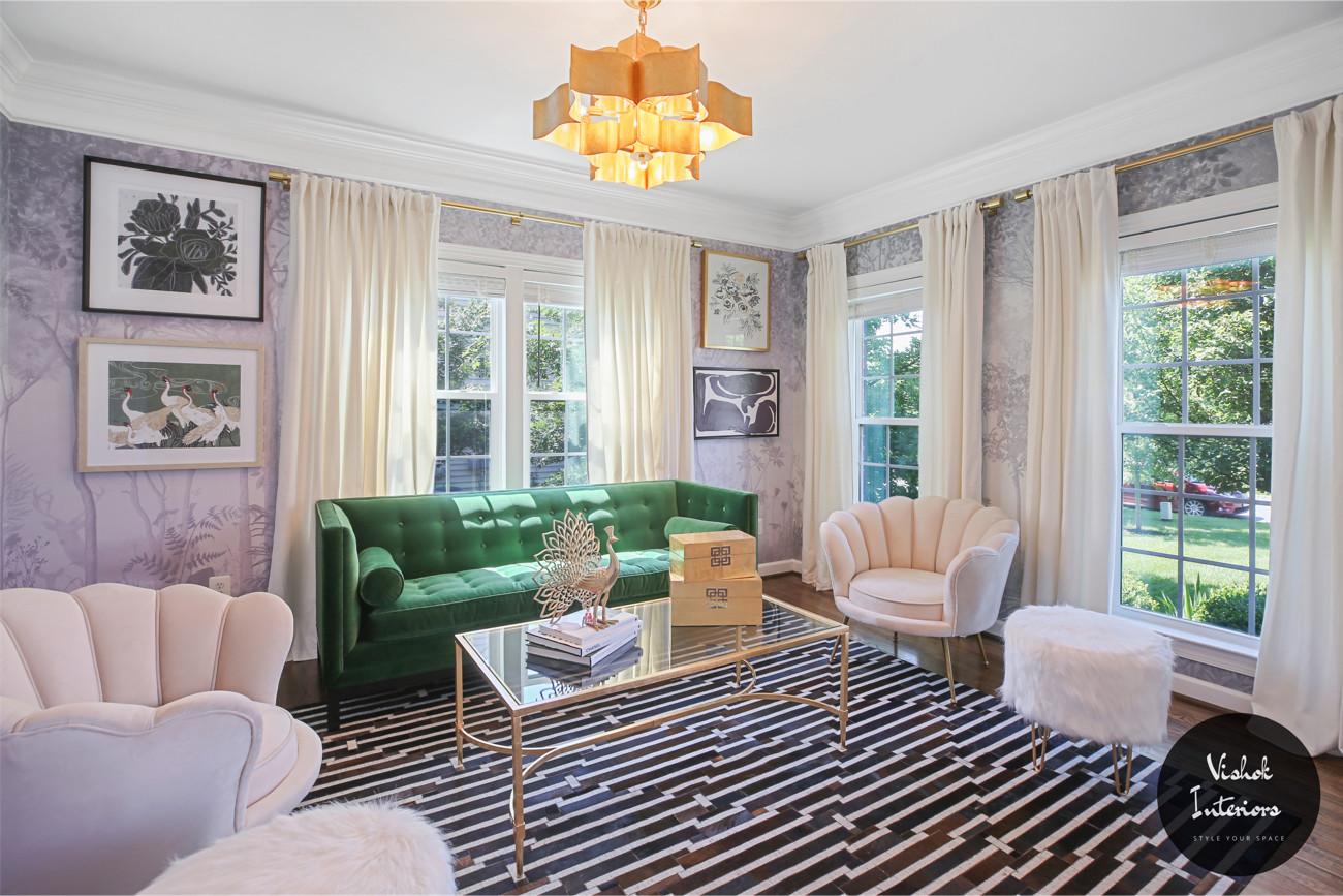 The Art Deco Vibe! Kirkpatrick Farms, Aldie VA – Vishok Interiors