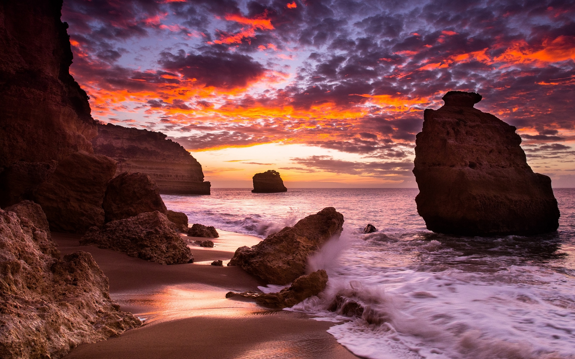 nature, Landscapes, Beaches, Cliff, Hills, Shore, Coast, Ocean, Sea ...