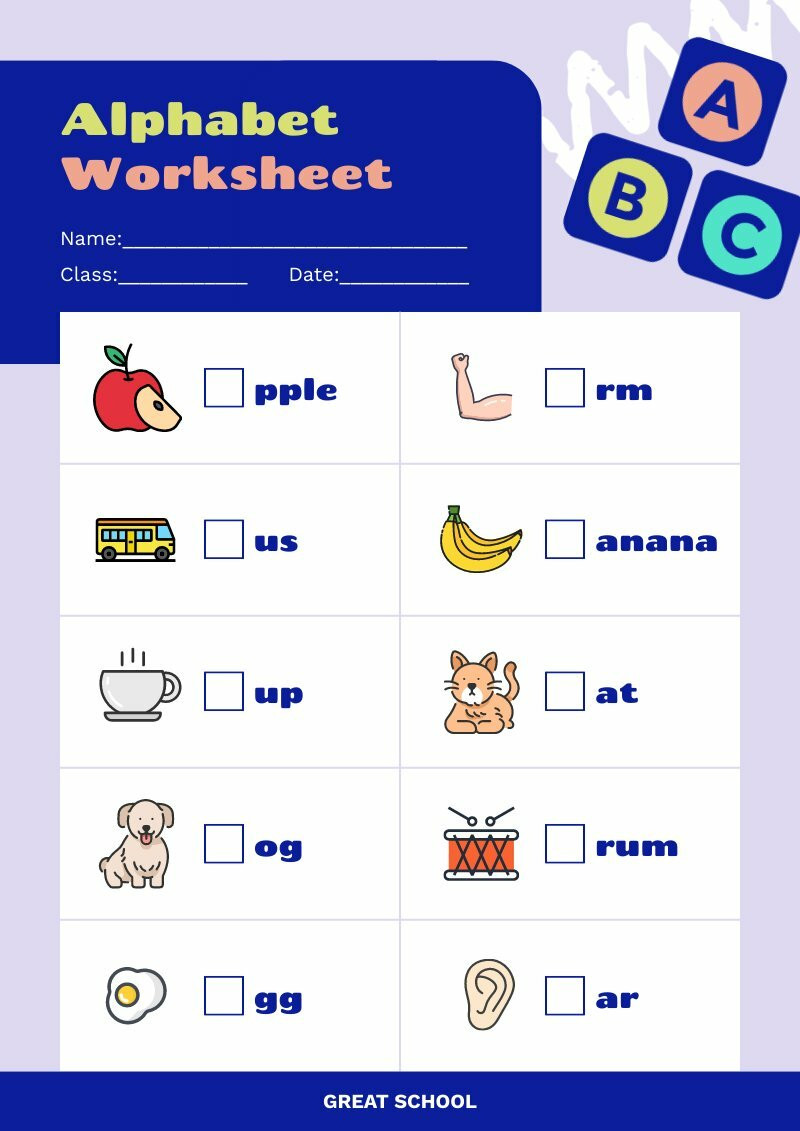 Worksheets to Print - Worksheets Library