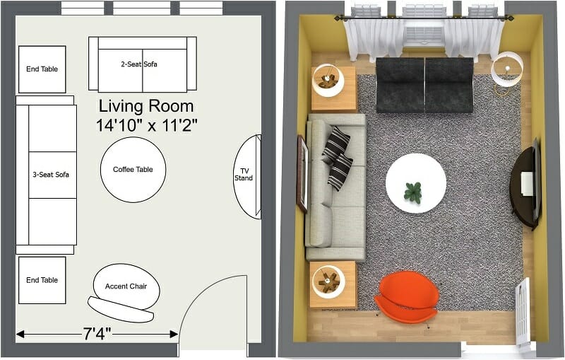 Small Living Room Layout - 8 Design Tips