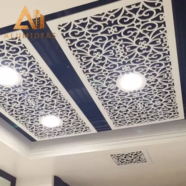 Aluminium grid false ceiling - Alumideas