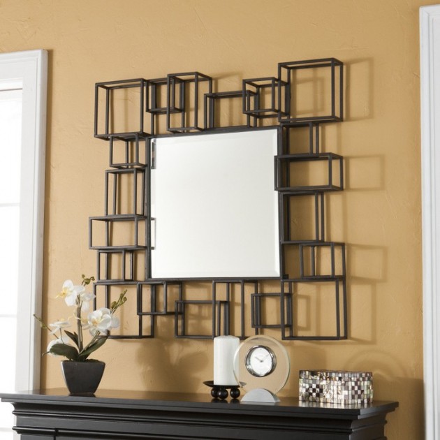 28 Unique and Stunning Wall Mirror Designs for Living Room