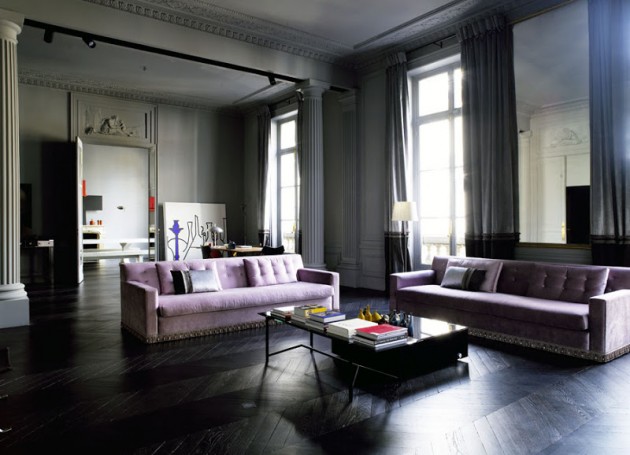 15 Dramatic Dark Living Room Design Ideas